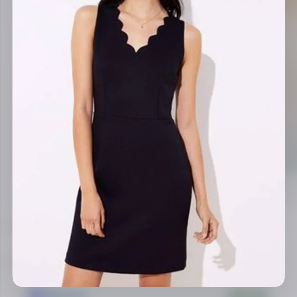 LOFT Black Mini Dress